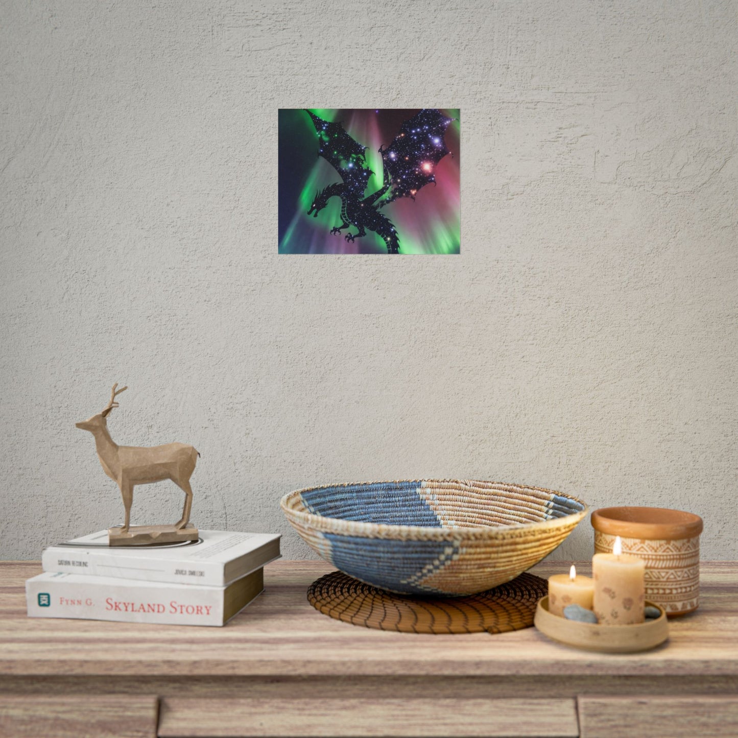 Dragon Aurora Poster