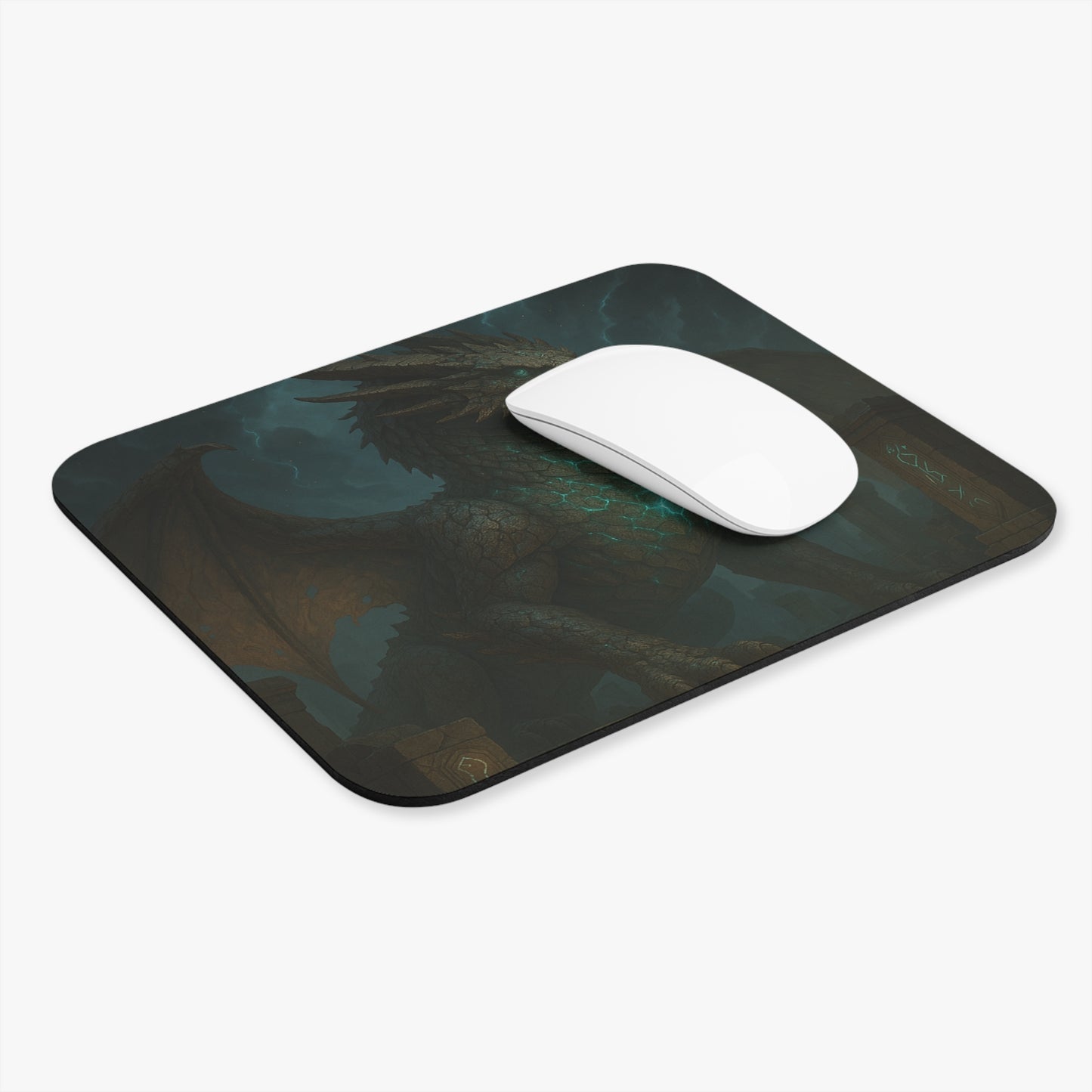 Mystical Dragon Mouse Pad - Fantasy Gaming Décor