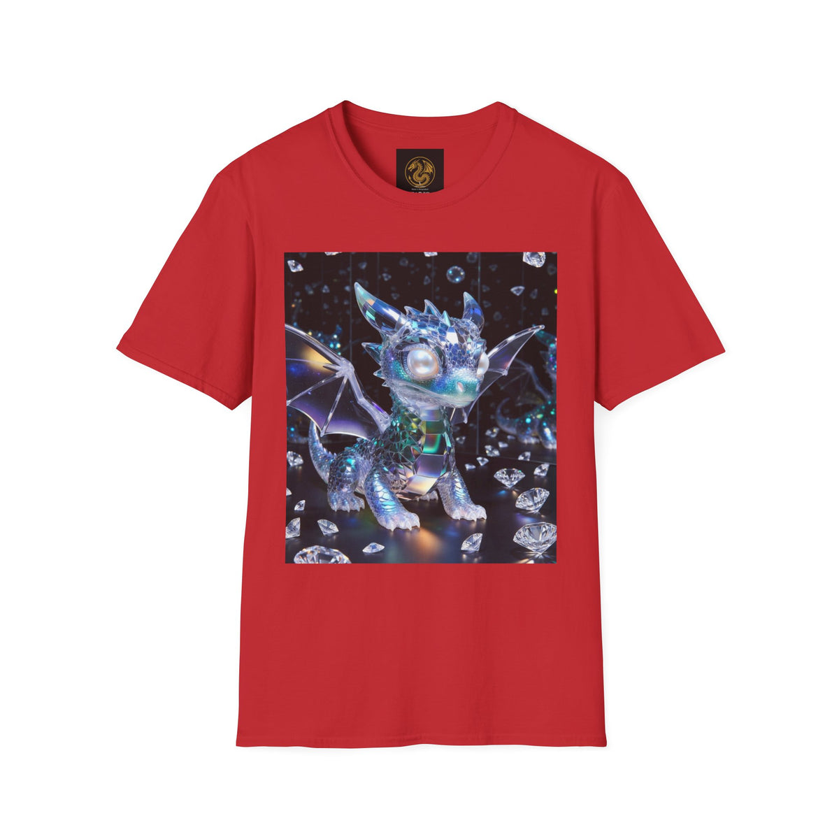 A Crystal Dragon T-Shirt — Sparkling Gem Fantasy Tee