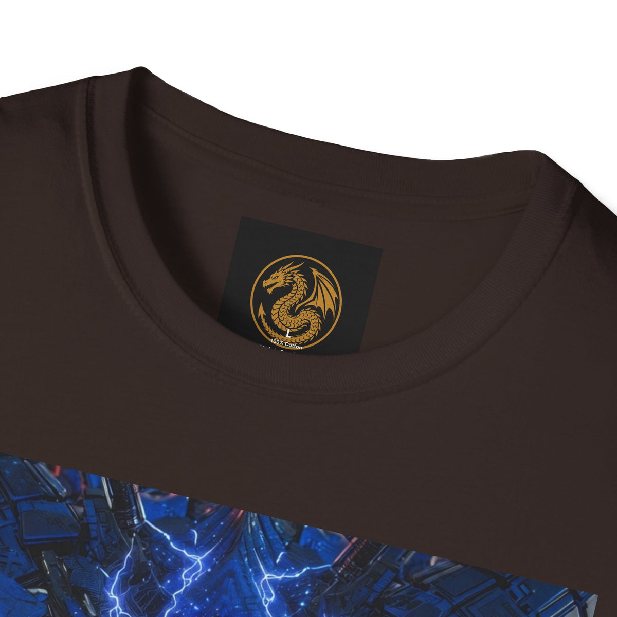 #1 Selling Dragon Nebula T-Shirt — Cosmic Blue Dragon Graphic Tee