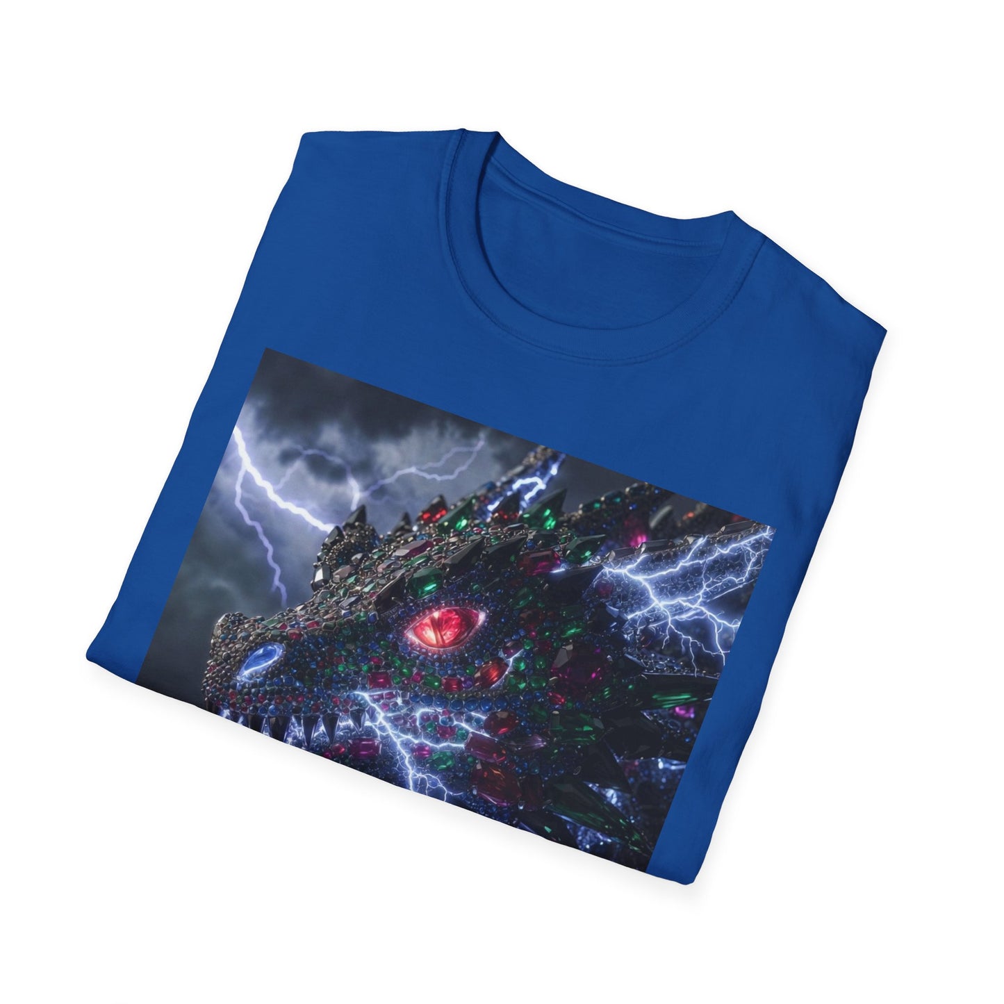 Dragon Lightning T-Shirt — Electric Dark Fantasy Monster Graphic Tee