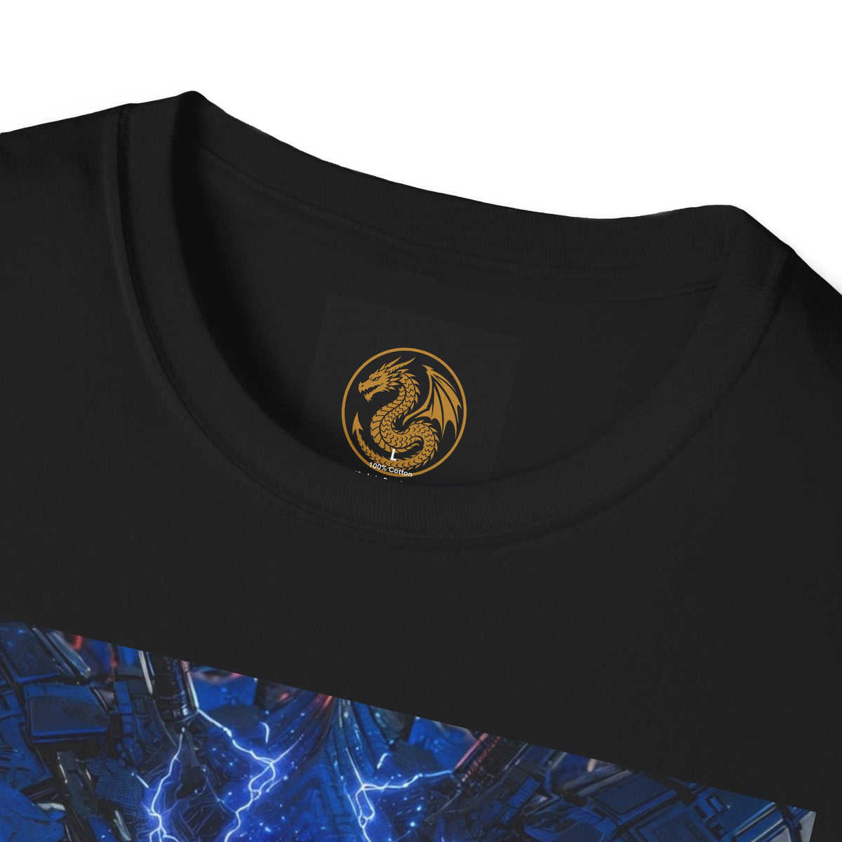 #1 Selling Dragon Nebula T-Shirt — Cosmic Blue Dragon Graphic Tee