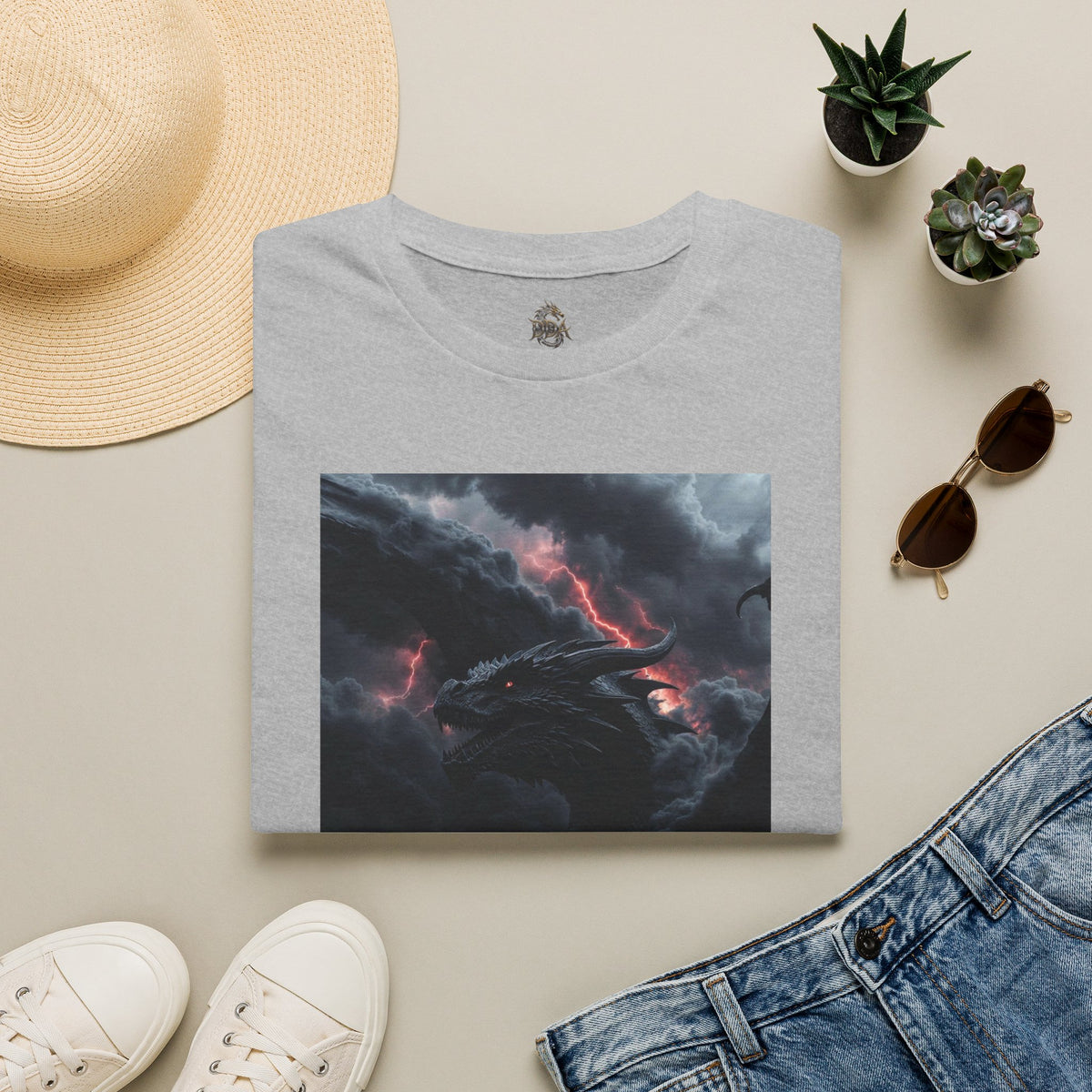A Dragon Smoke T-Shirt — Stormy Smoke Tee