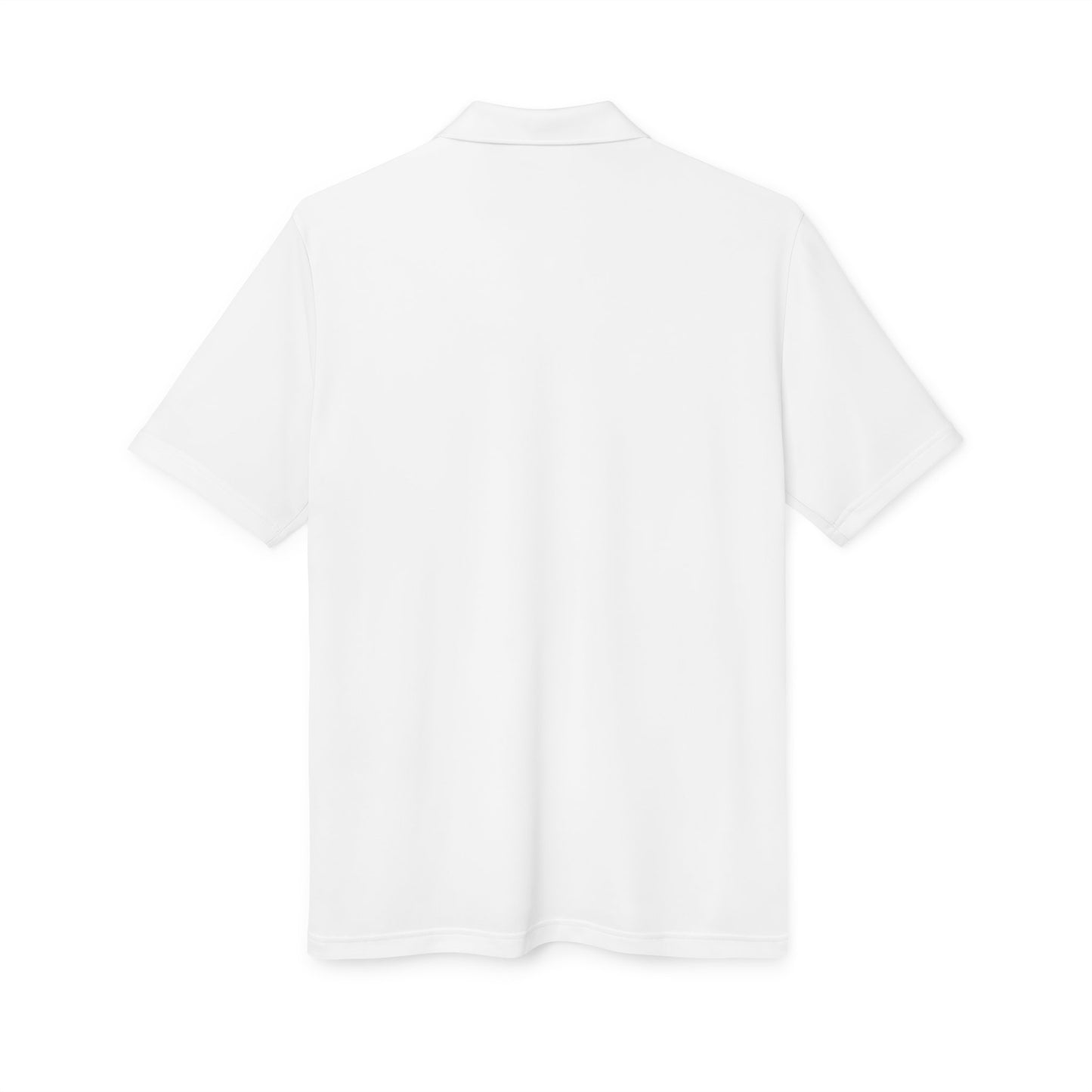 Adidas Performance Polo — Gold Crest Patch Chest Logo