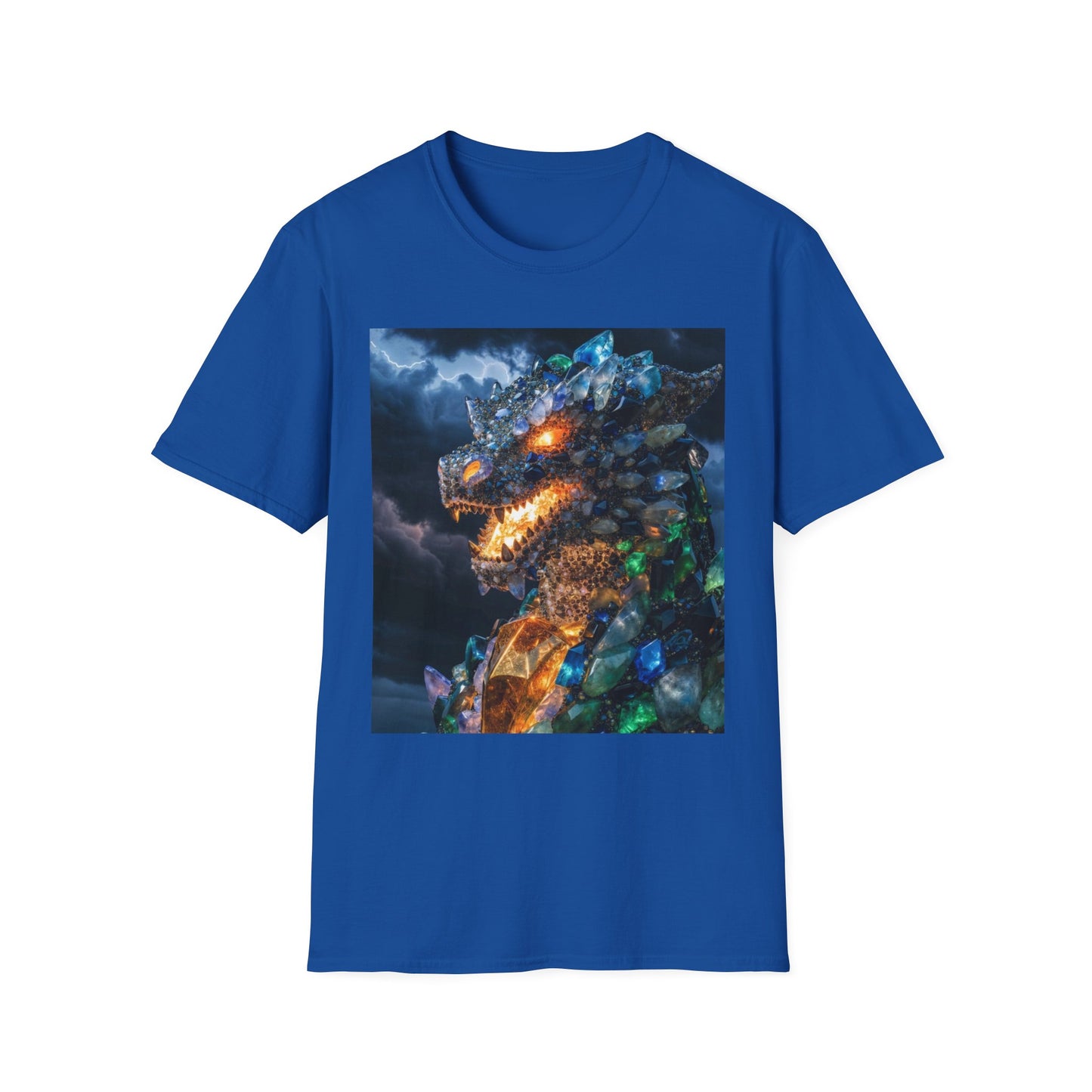 Gemstone Dragon T-Shirt — Fiery Crystal Dragon Graphic Tee