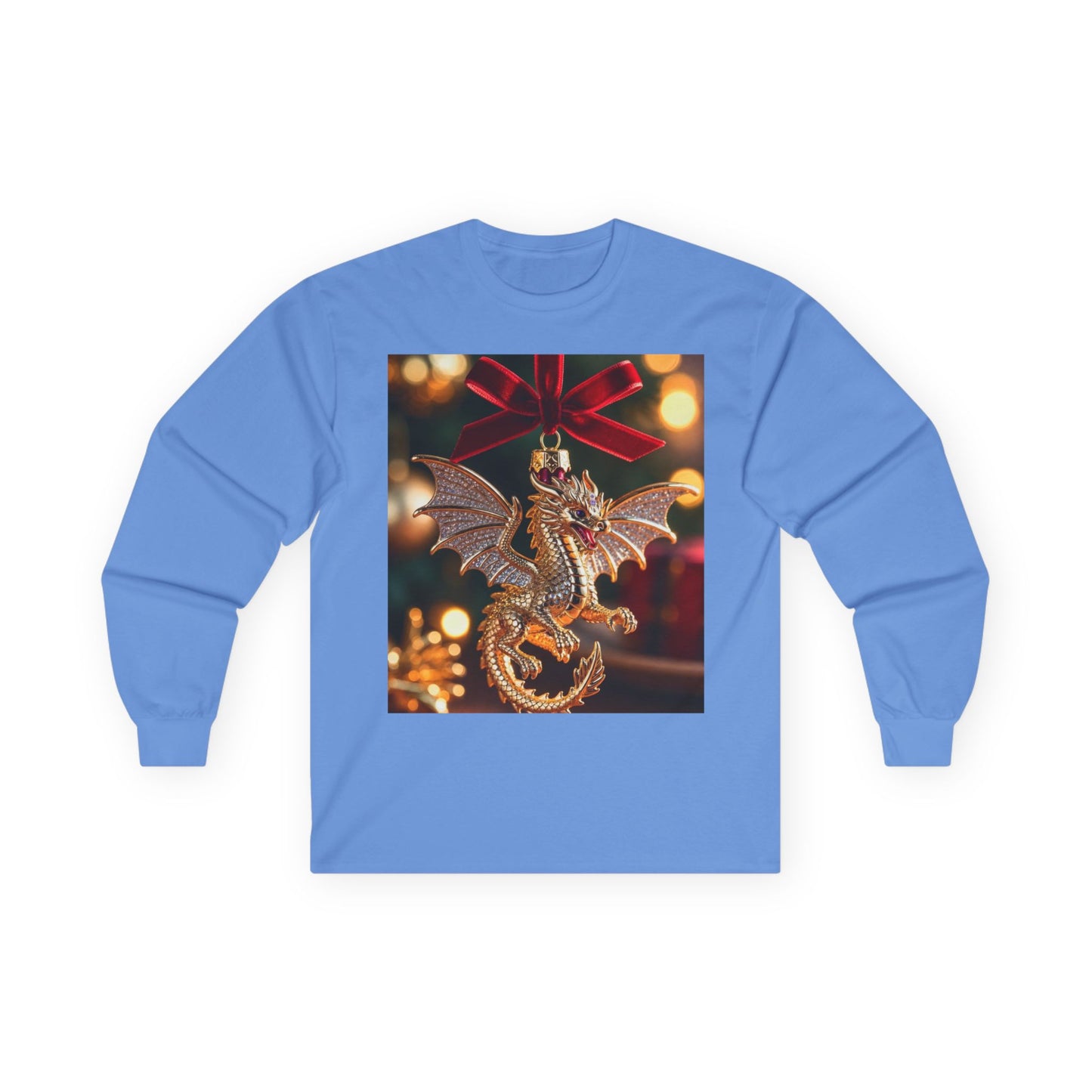 Dragon Ornament Holiday Long Sleeve Tee