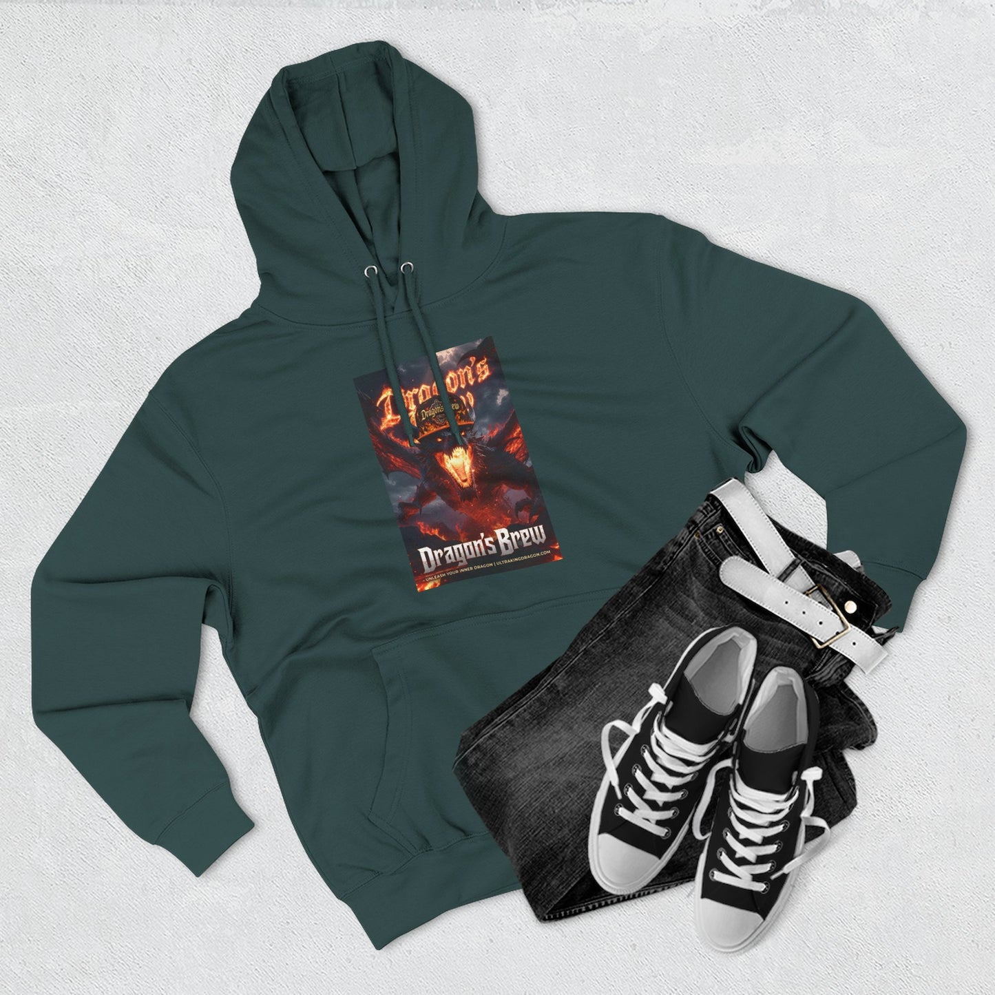 Dragons Brew Three-Panel Fleece Hoodie