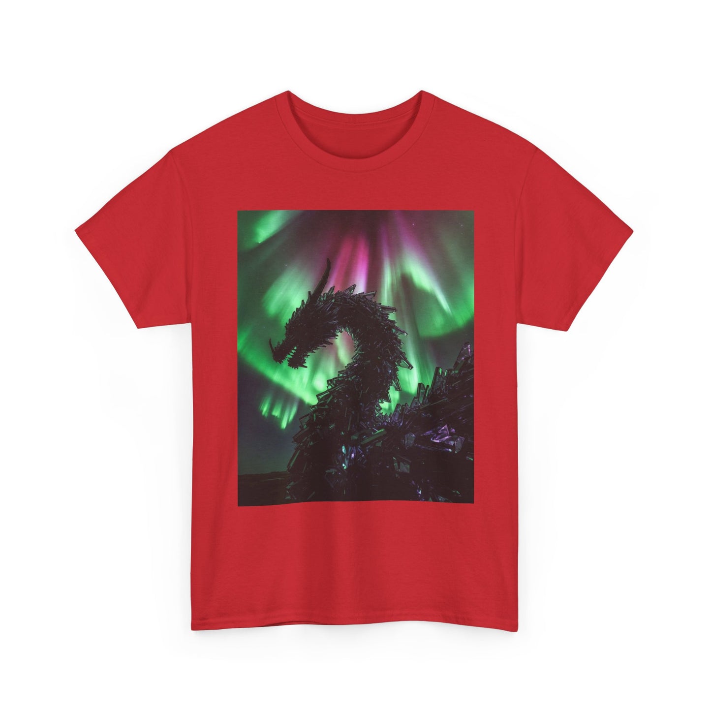 Dragon Aurora T-Shirt — Northern Lights Dragon Graphic Tee