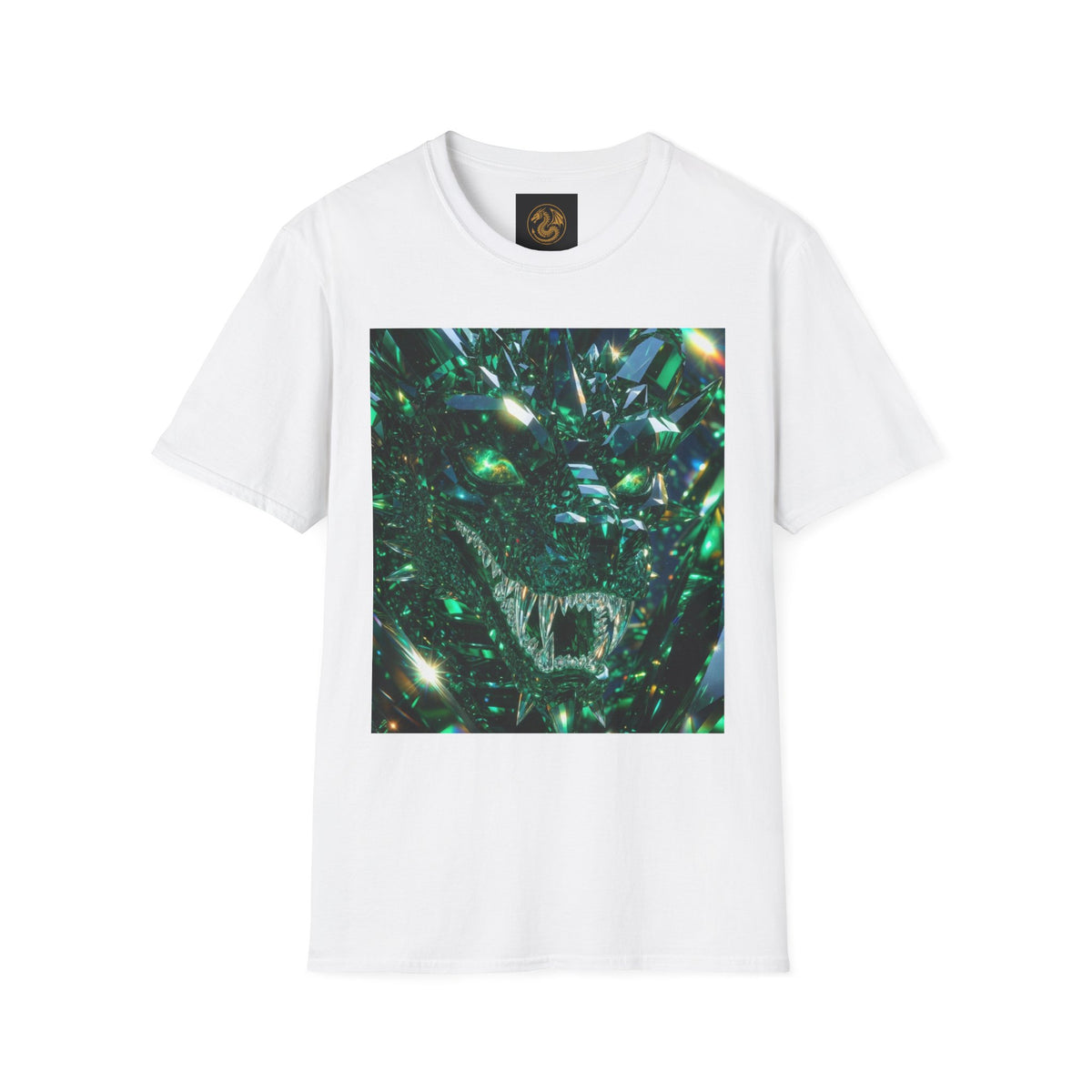 An Emerald Dragon Crystal Skull T-Shirt