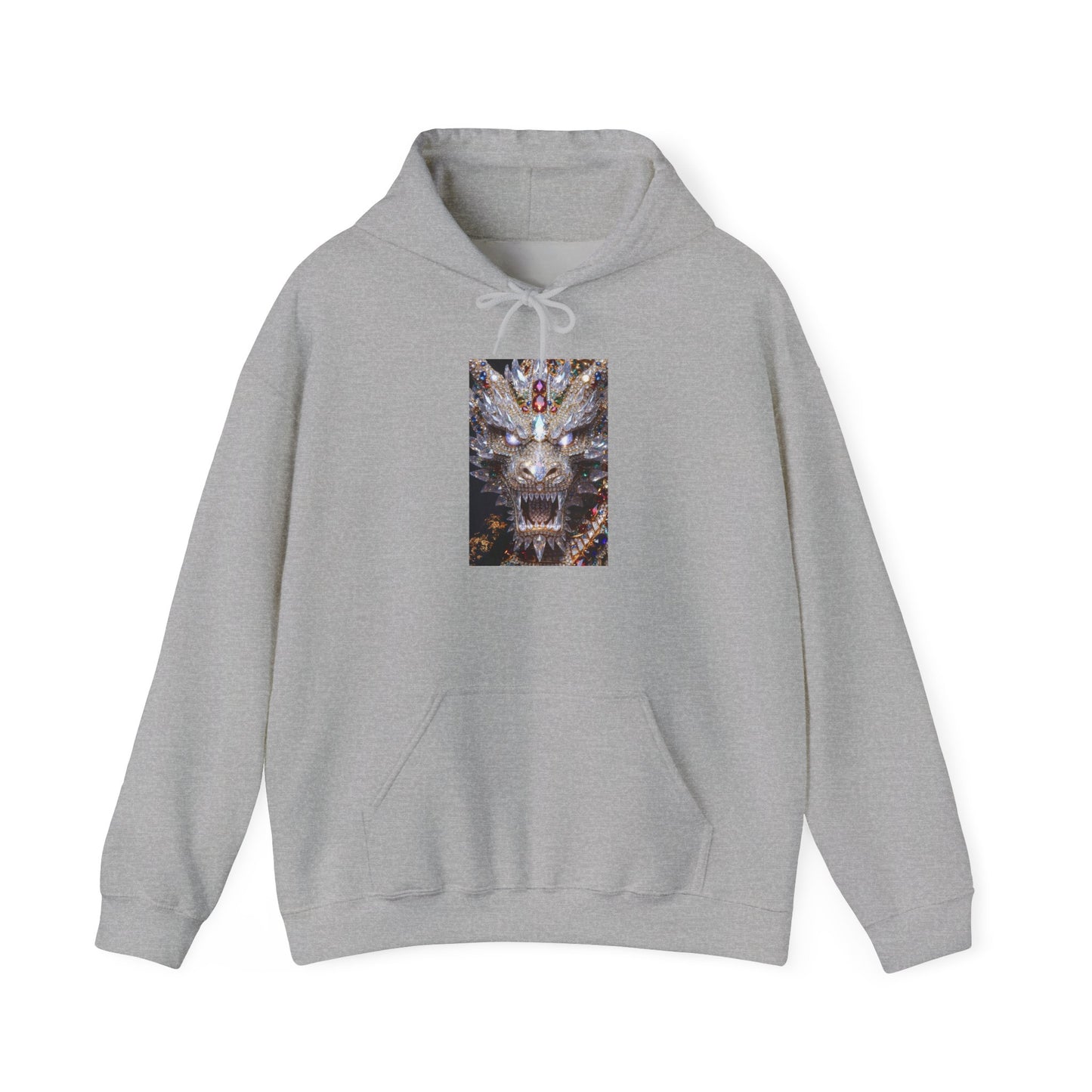 Dragon Skull Hoodie - Mystic Fantasy Graphic Pullover