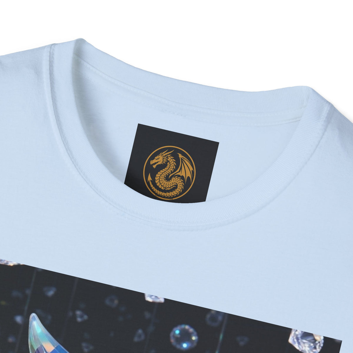 A Crystal Dragon T-Shirt — Sparkling Gem Fantasy Tee