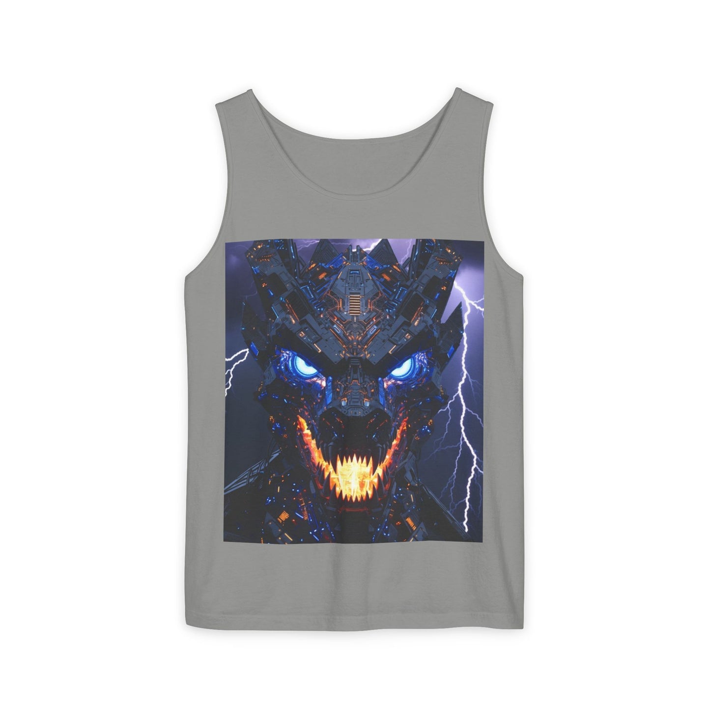 Dragon Storm Tank Top – Fierce Lightning Dragon Graphic Tank
