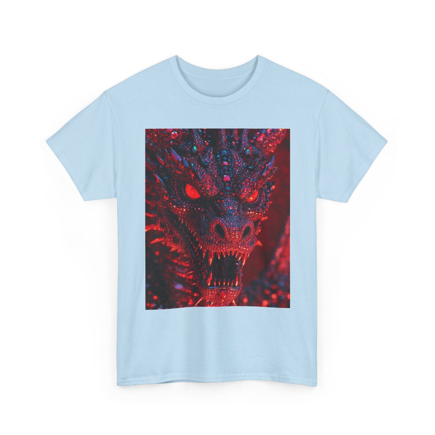 Dragon Rage Graphic Tee — Red Demon Dragon Face T-Shirt