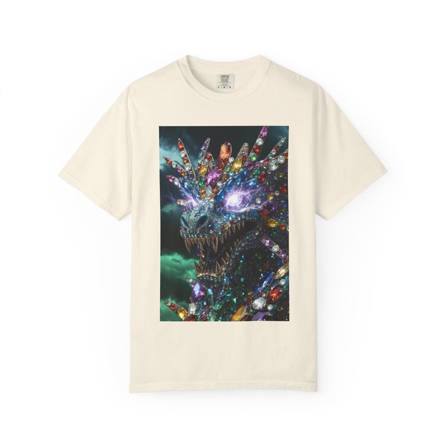 Dragon Crystal T-Shirt — Psychedelic Gem Monster Graphic Tee