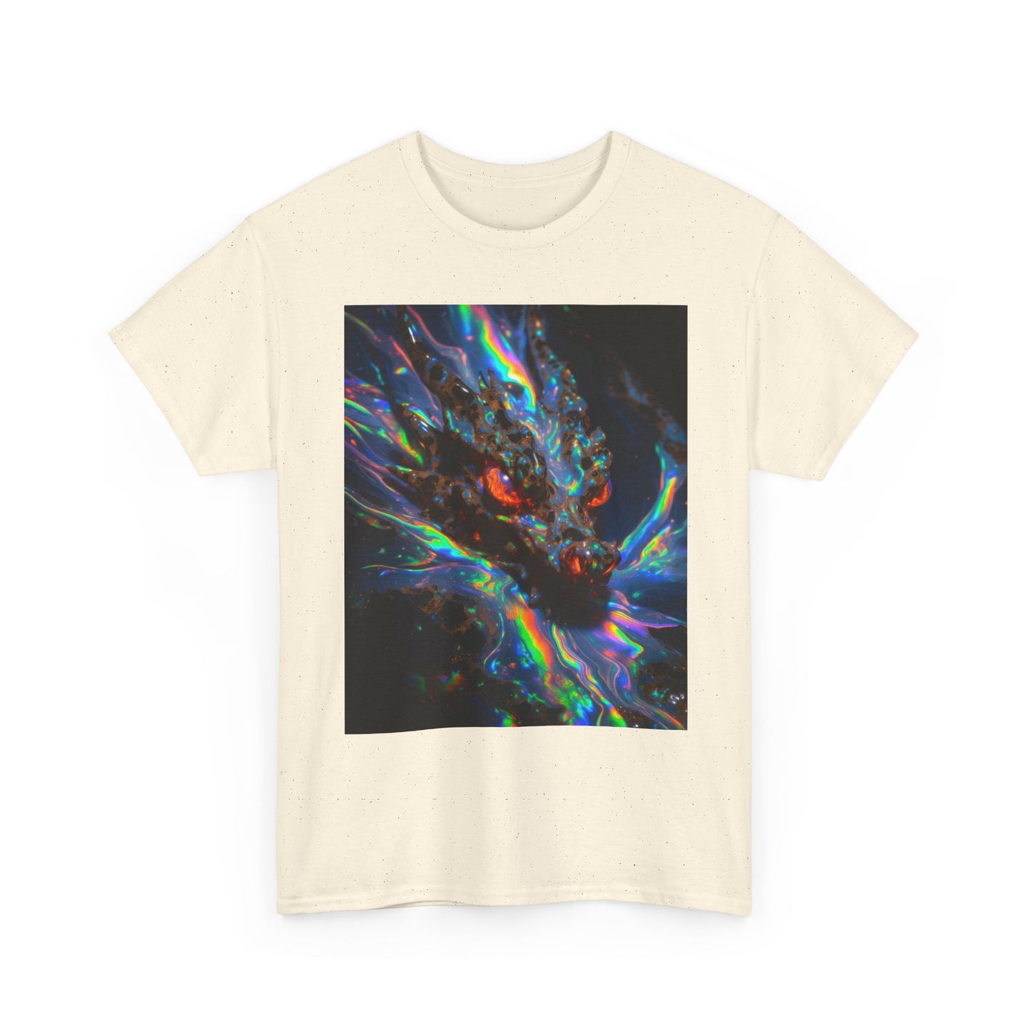 Psychedelic Dragon T-Shirt — Neon Cosmic Dragon Graphic Tee