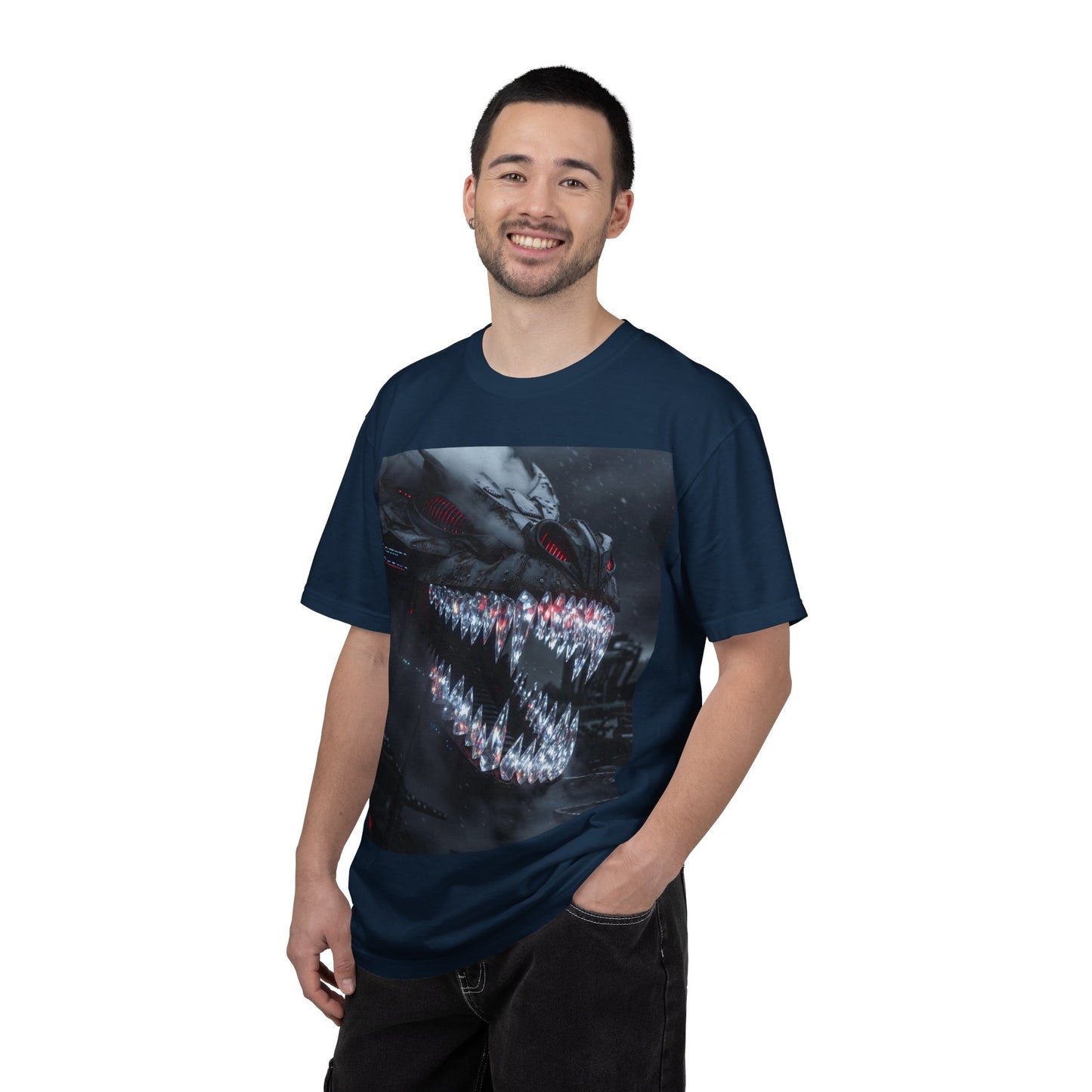 Graphic T-Shirt — Dark Monster Smile Artwork