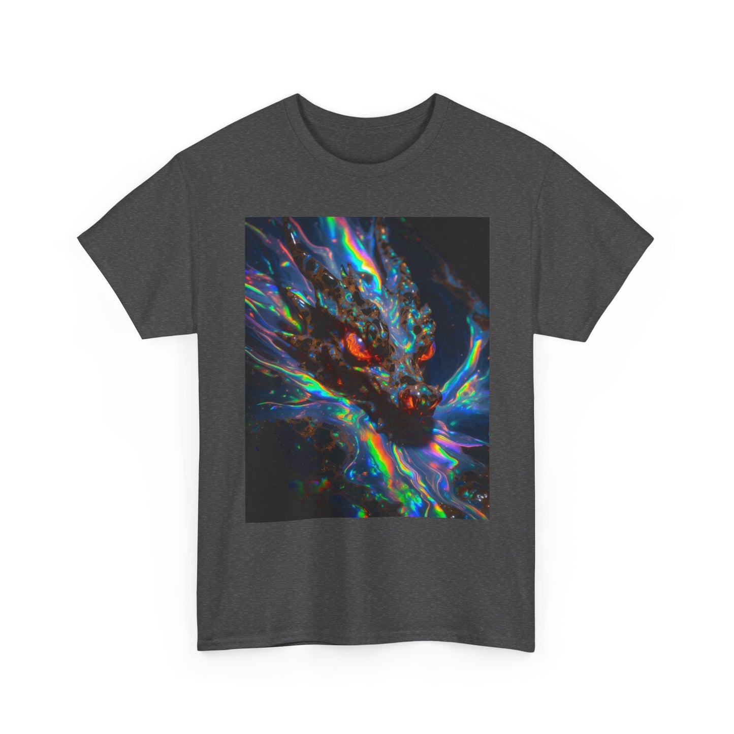 Psychedelic Dragon T-Shirt — Neon Cosmic Dragon Graphic Tee