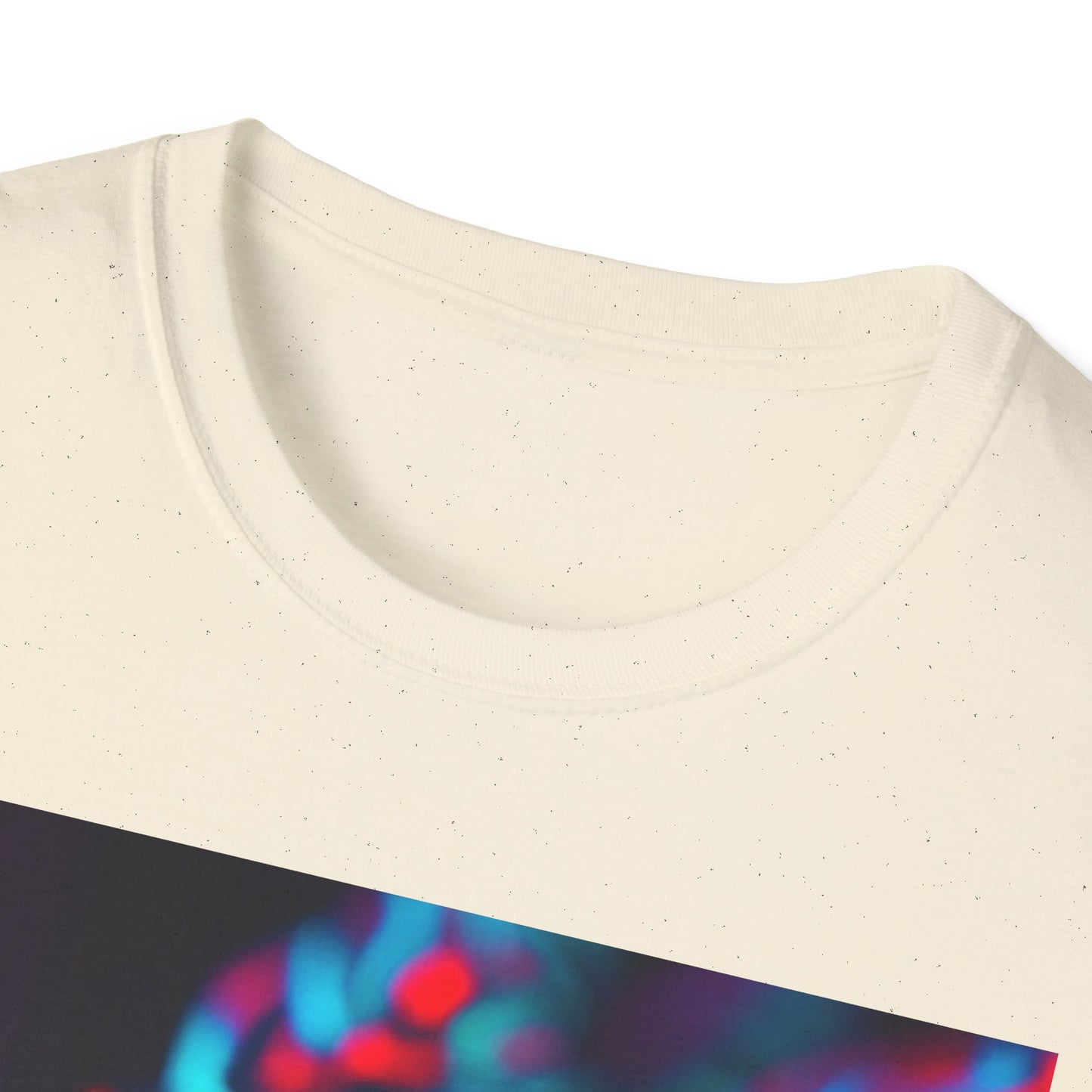 Neon Cyber Skull T-Shirt — Vaporwave Glitch Art Tee