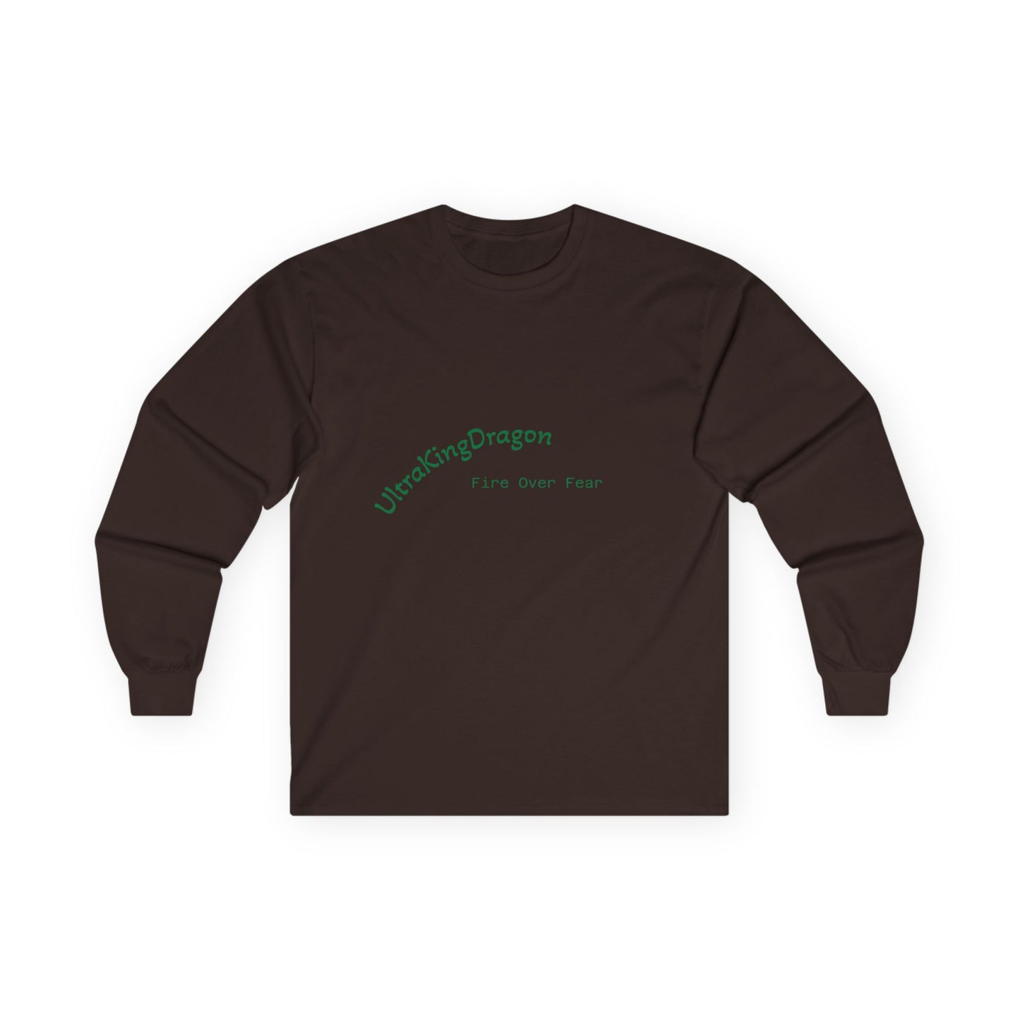 Minimalist 'Vibes Over Fear' Long Sleeve Tee