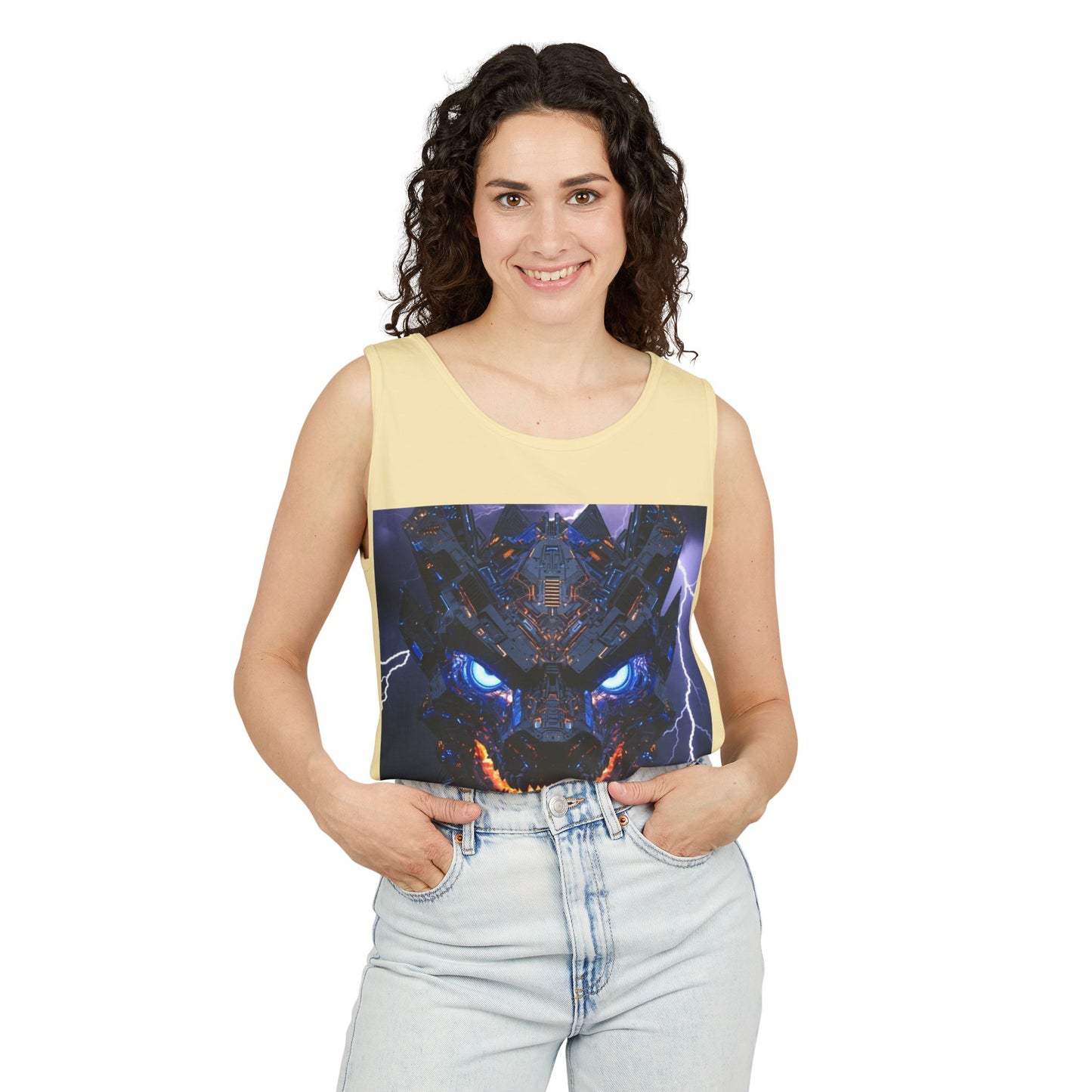 Dragon Storm Tank Top – Fierce Lightning Dragon Graphic Tank