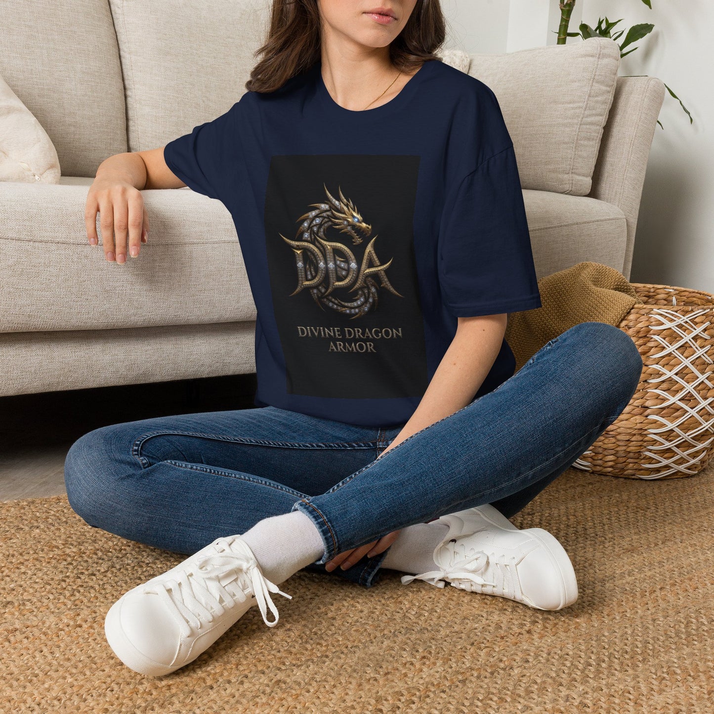 A Dragon Crest T-Shirt — Divine Dragon Armor Logo Tee