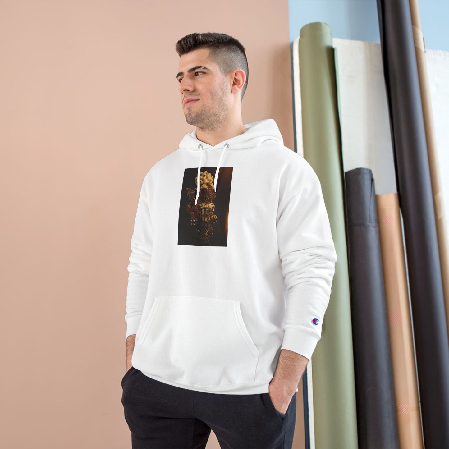 Champion Hoodie with Artistic Design - Cozy Streetwear for Creative Souls, Perfect for Gifts, Festivals, and Everyday Wear