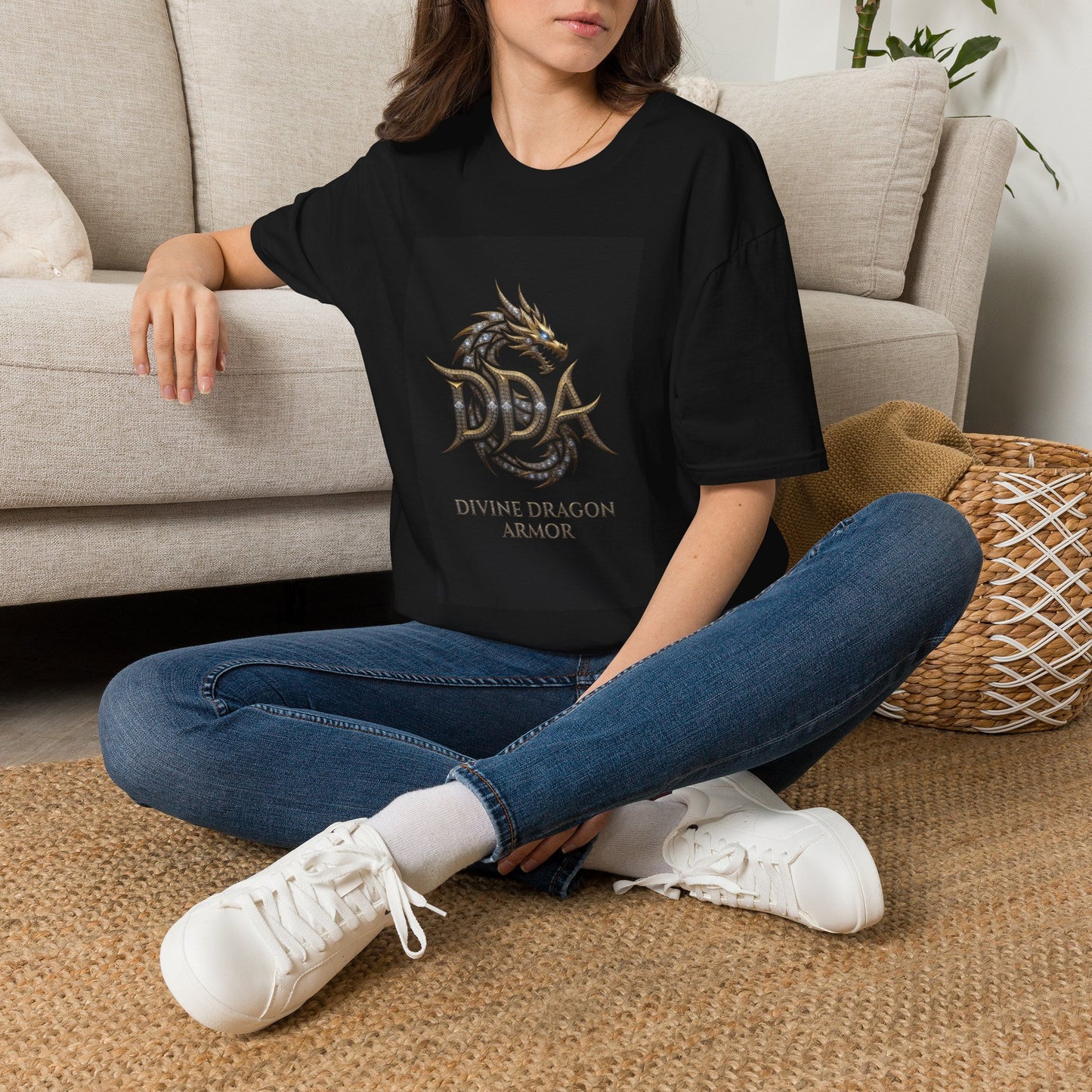 A Dragon Crest T-Shirt — Divine Dragon Armor Logo Tee