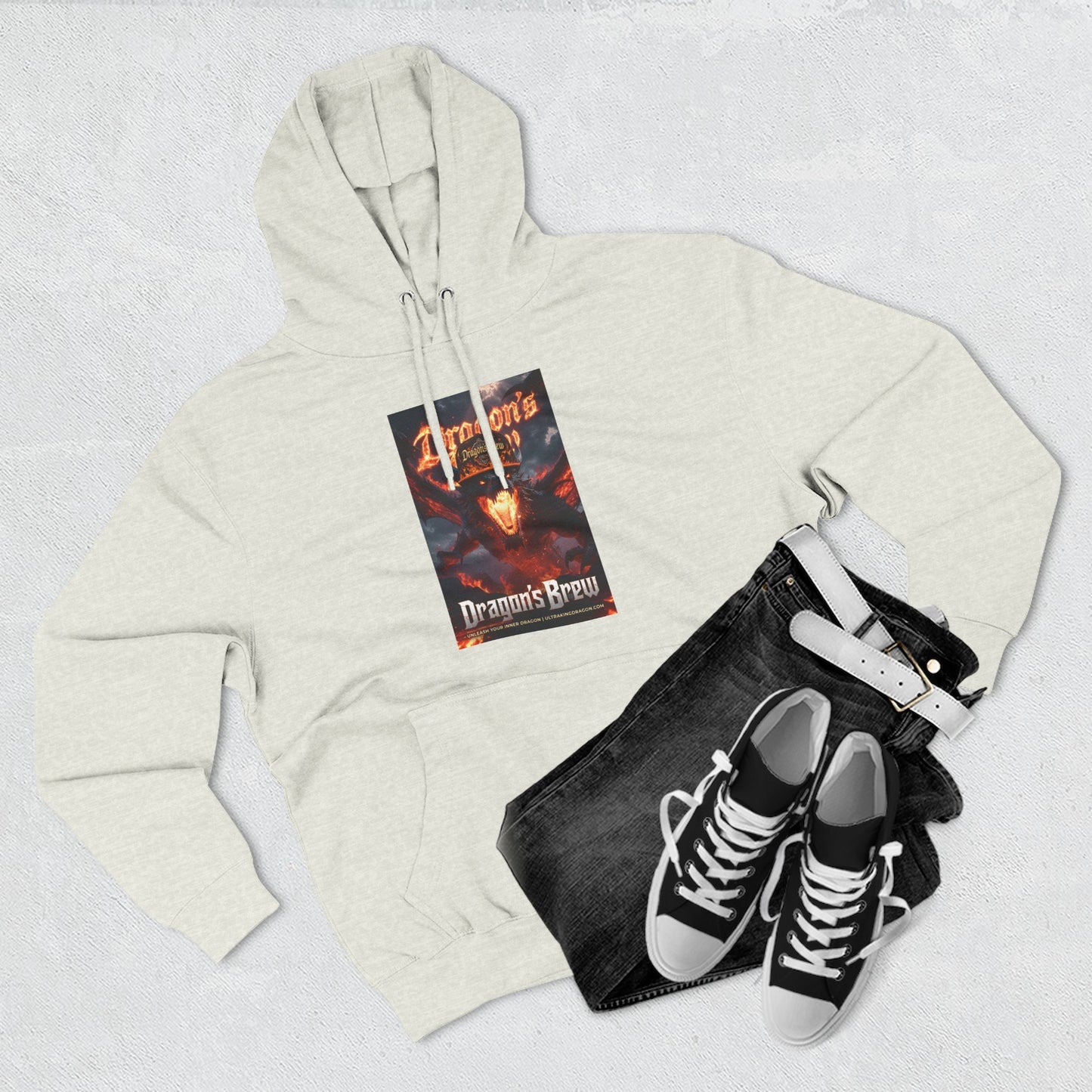 Dragons Brew Three-Panel Fleece Hoodie